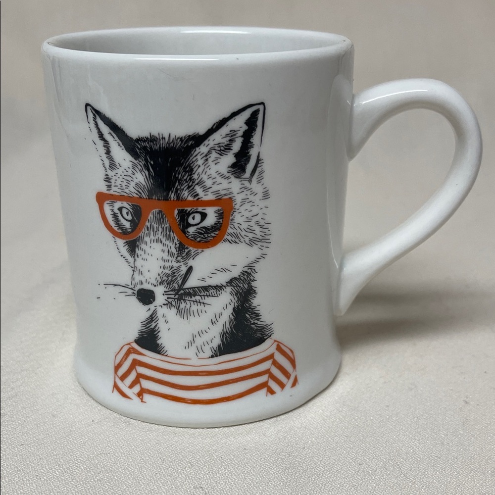 Fox Design White Mug